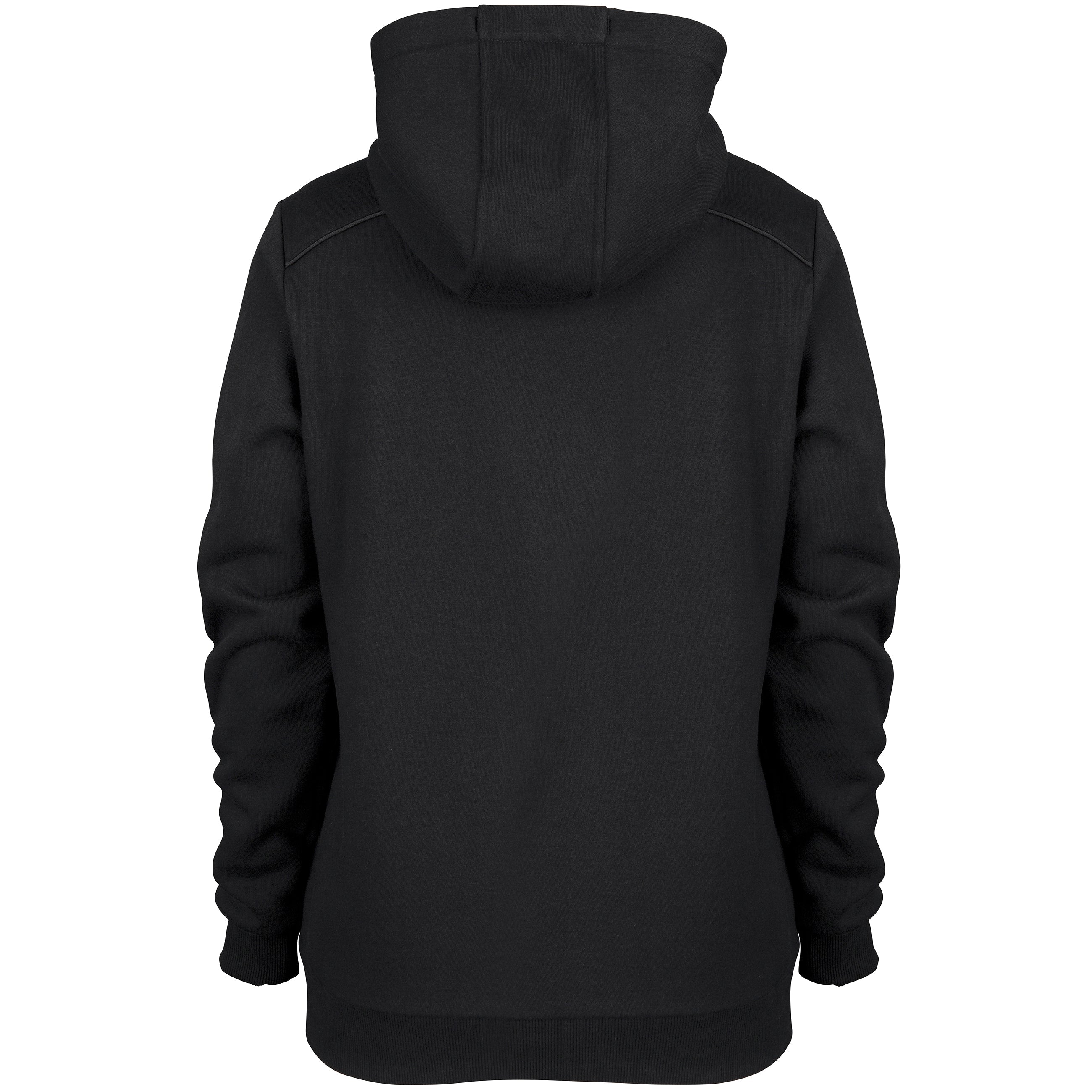 2600 6112805 Top Hoodie Ladies Point Black, Back