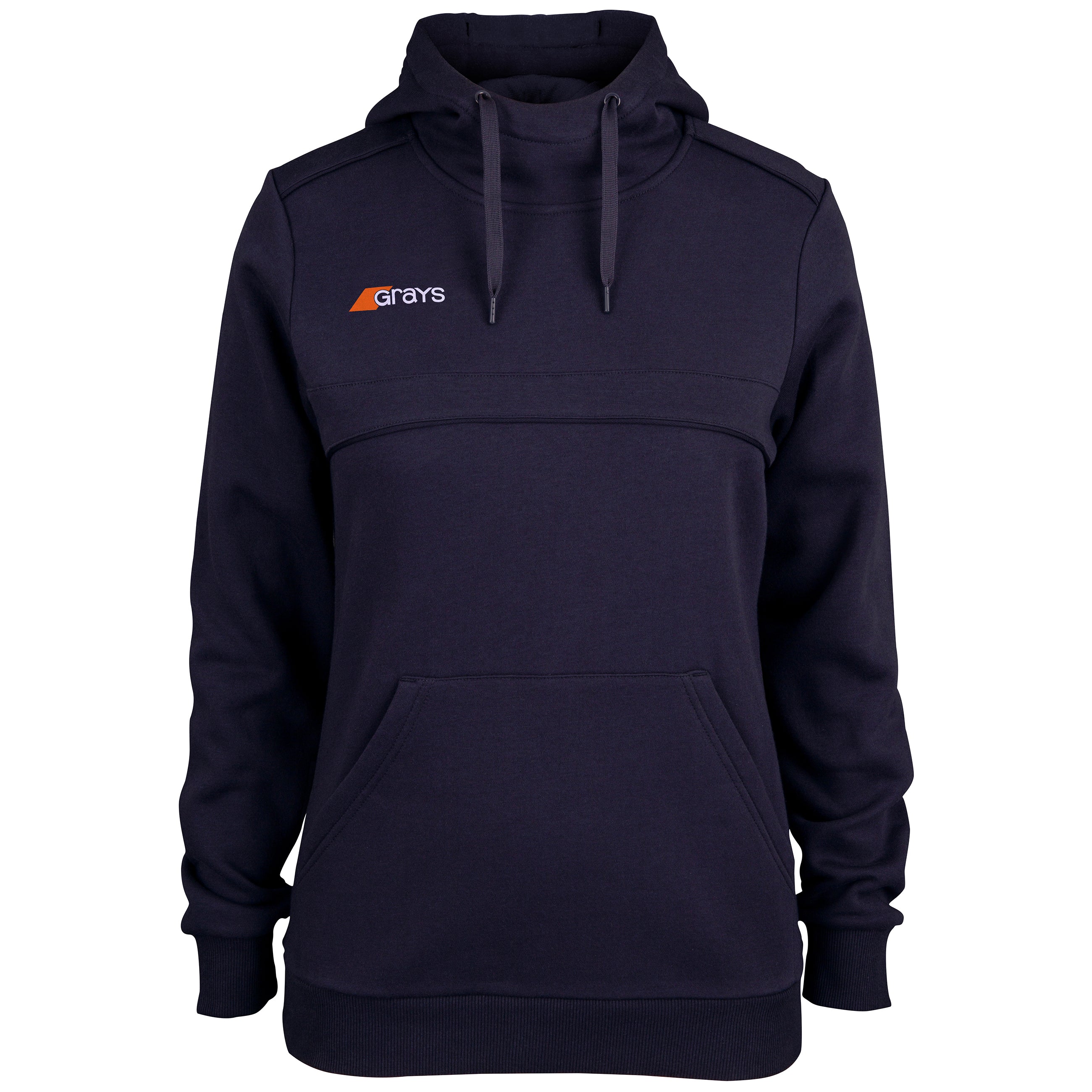 2600 6112905 Top Hoodie Ladies Point Dark Navy Front