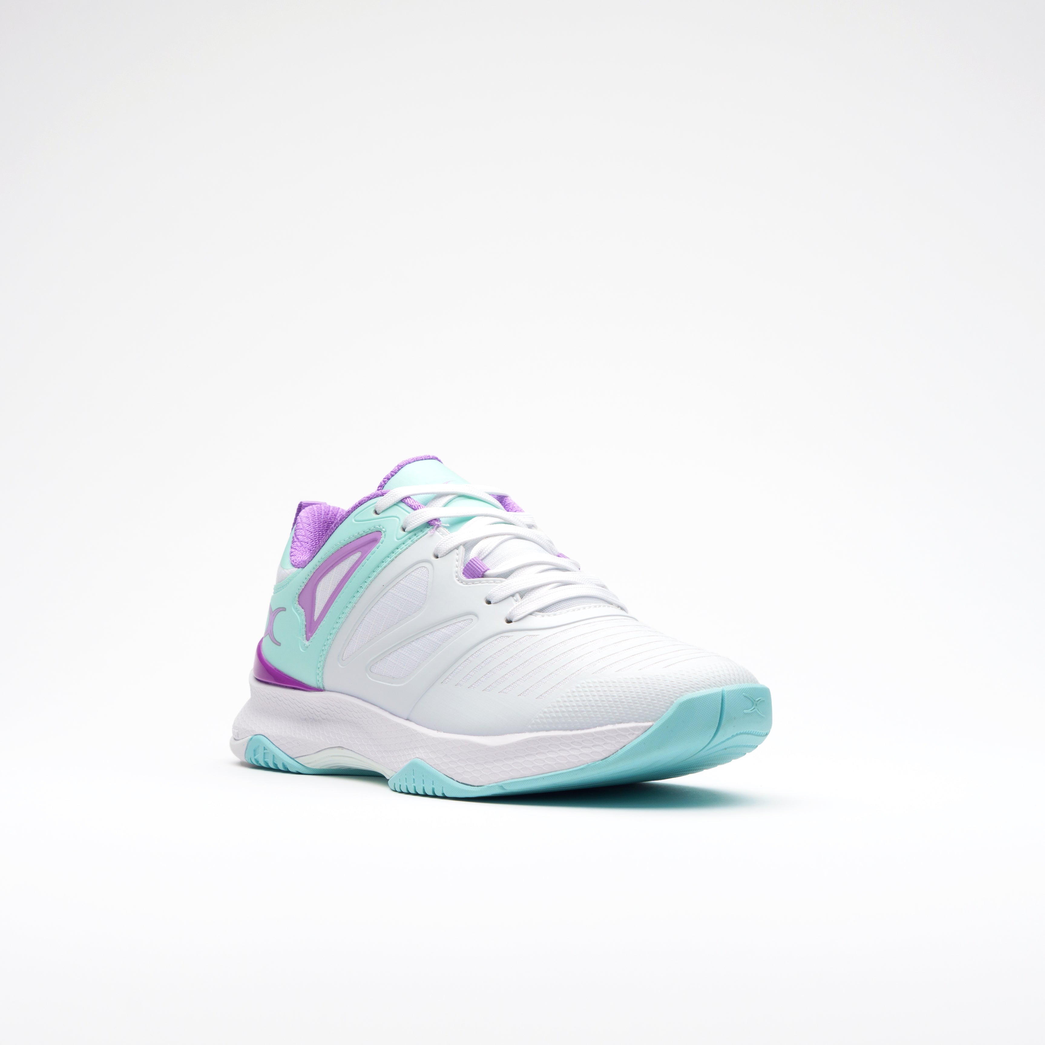 Impact Shoe White/Aqua/Purple - Senior