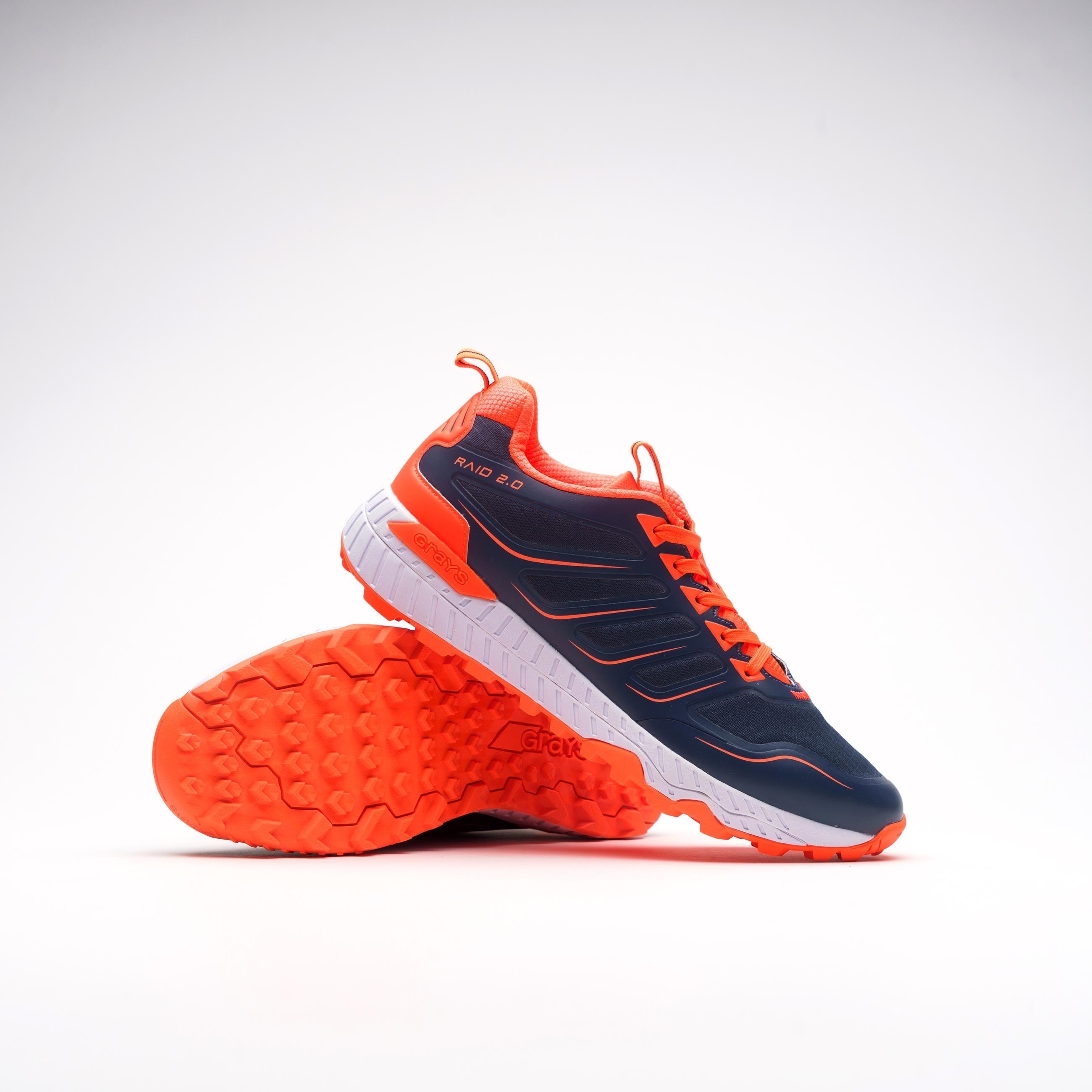 HSCA24Shoes Raid 2.0 Navy Orange Main