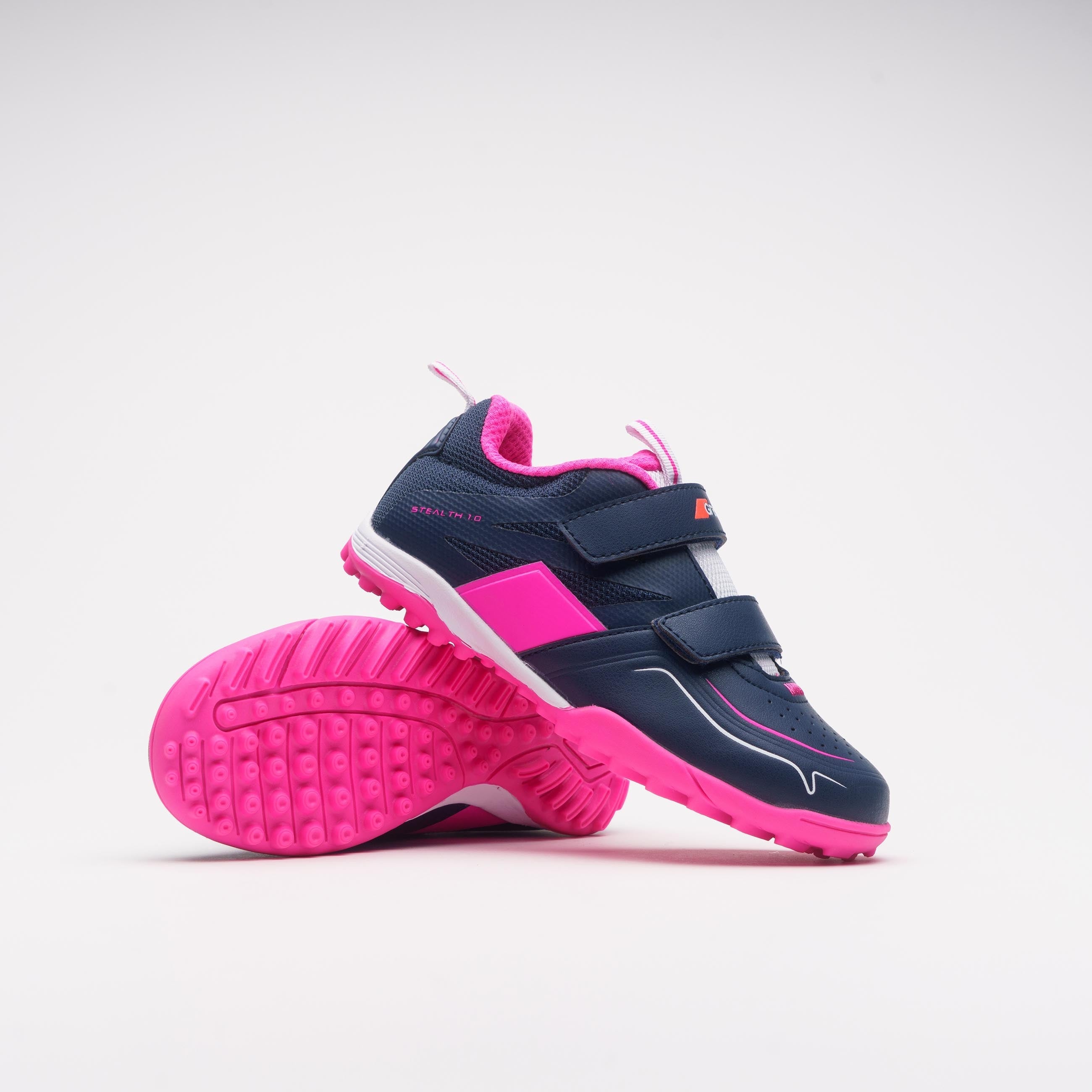 HSEI24Shoes Navy Pink Mini Hockey Shoe Main