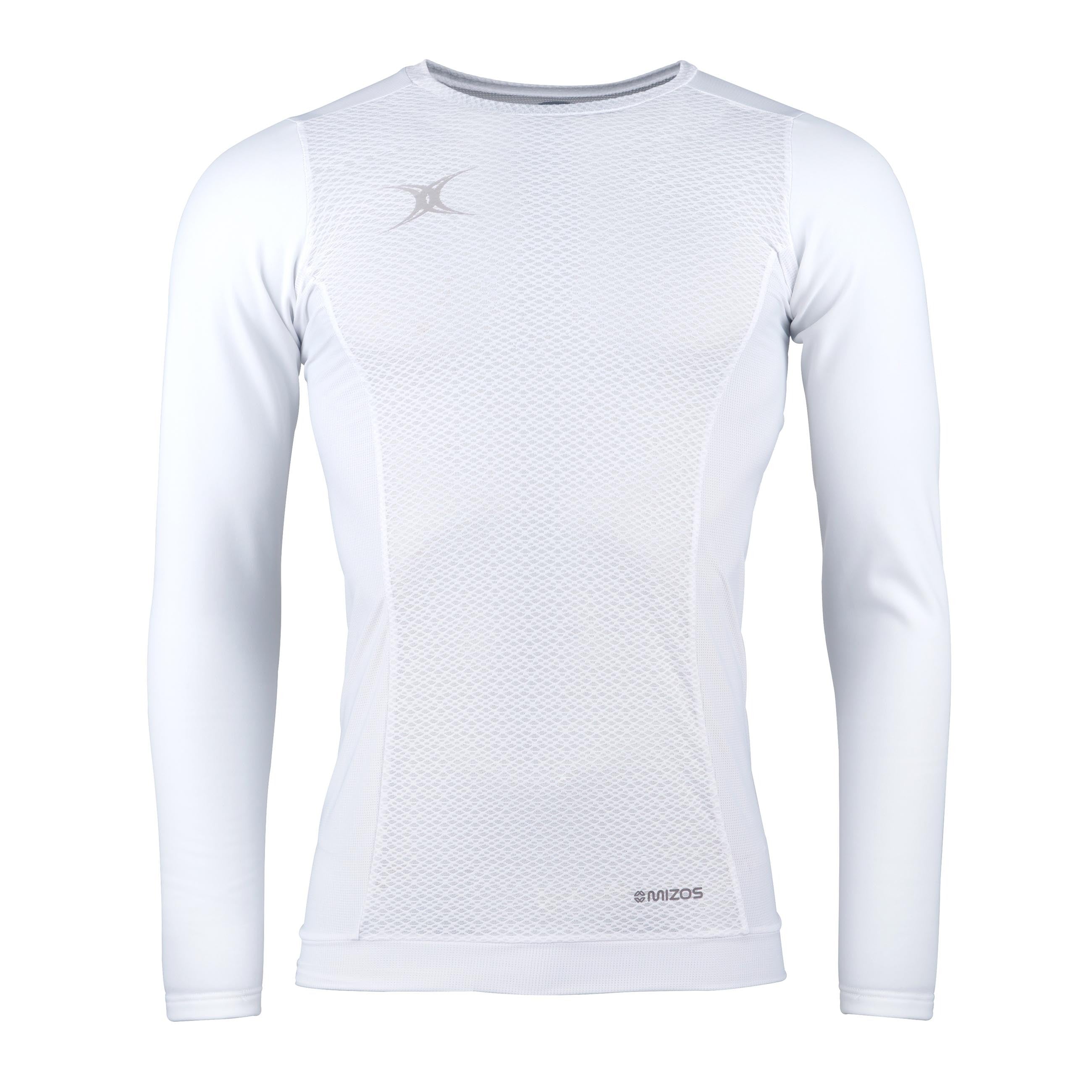 RCFL24Clothing MZ Baselayer Pro White LS Front